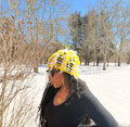 fringe cage beanie