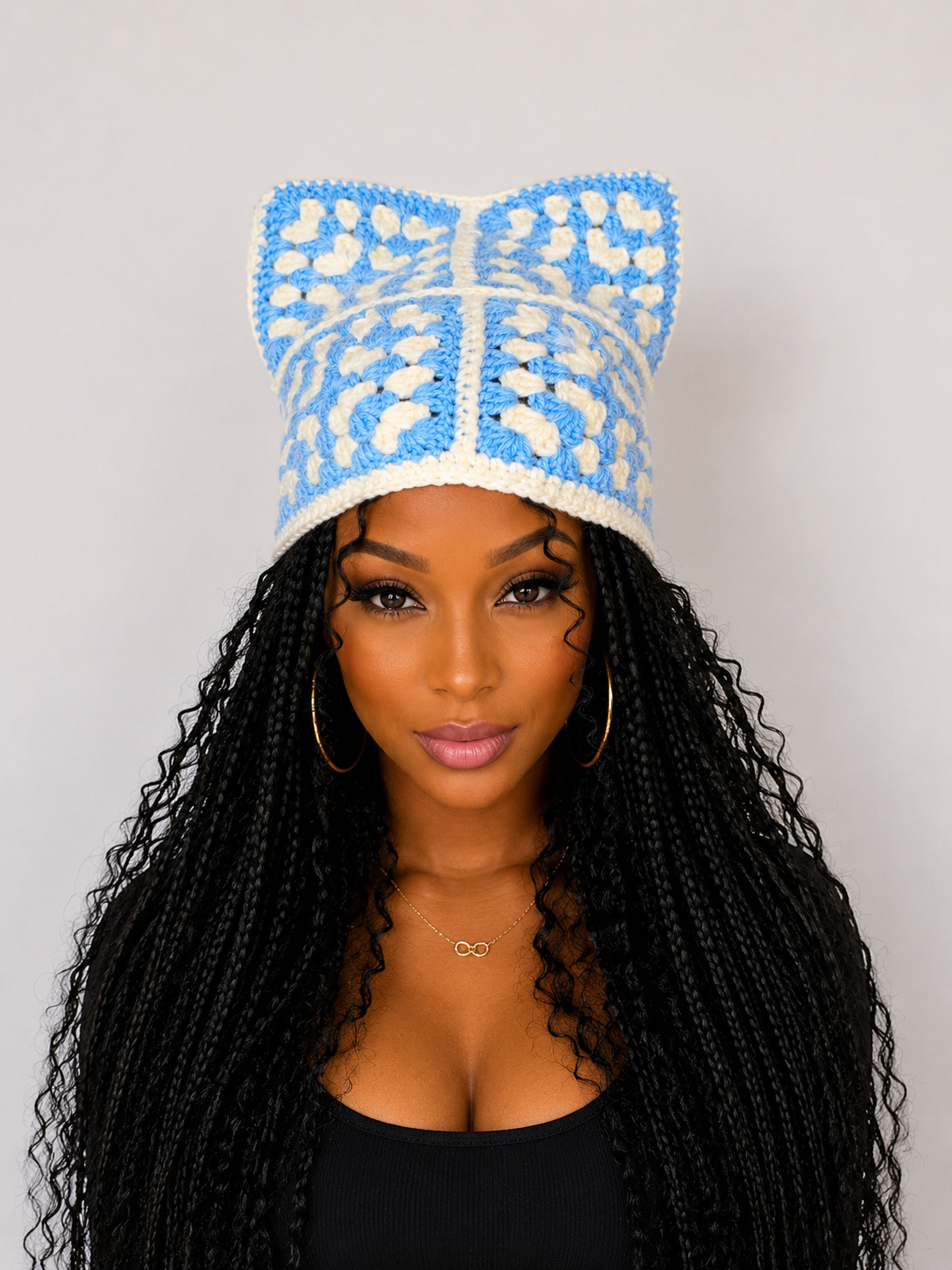 Blue ice CB hat