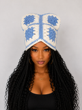 baby blue aura CB hat