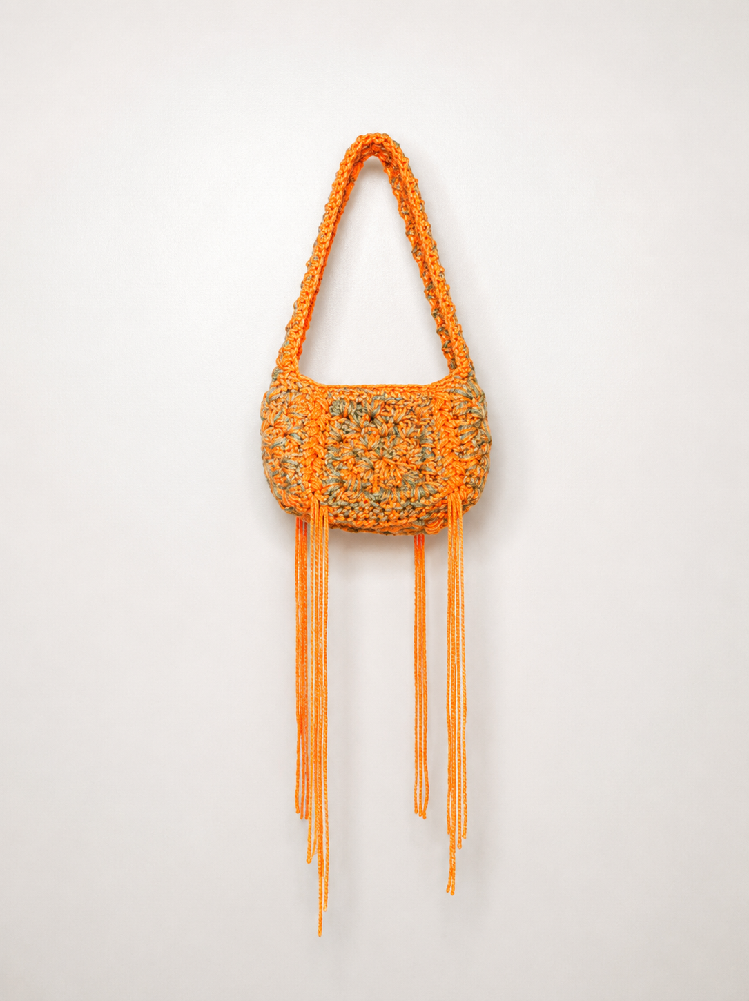 Fringe muse bag (sunset orange)