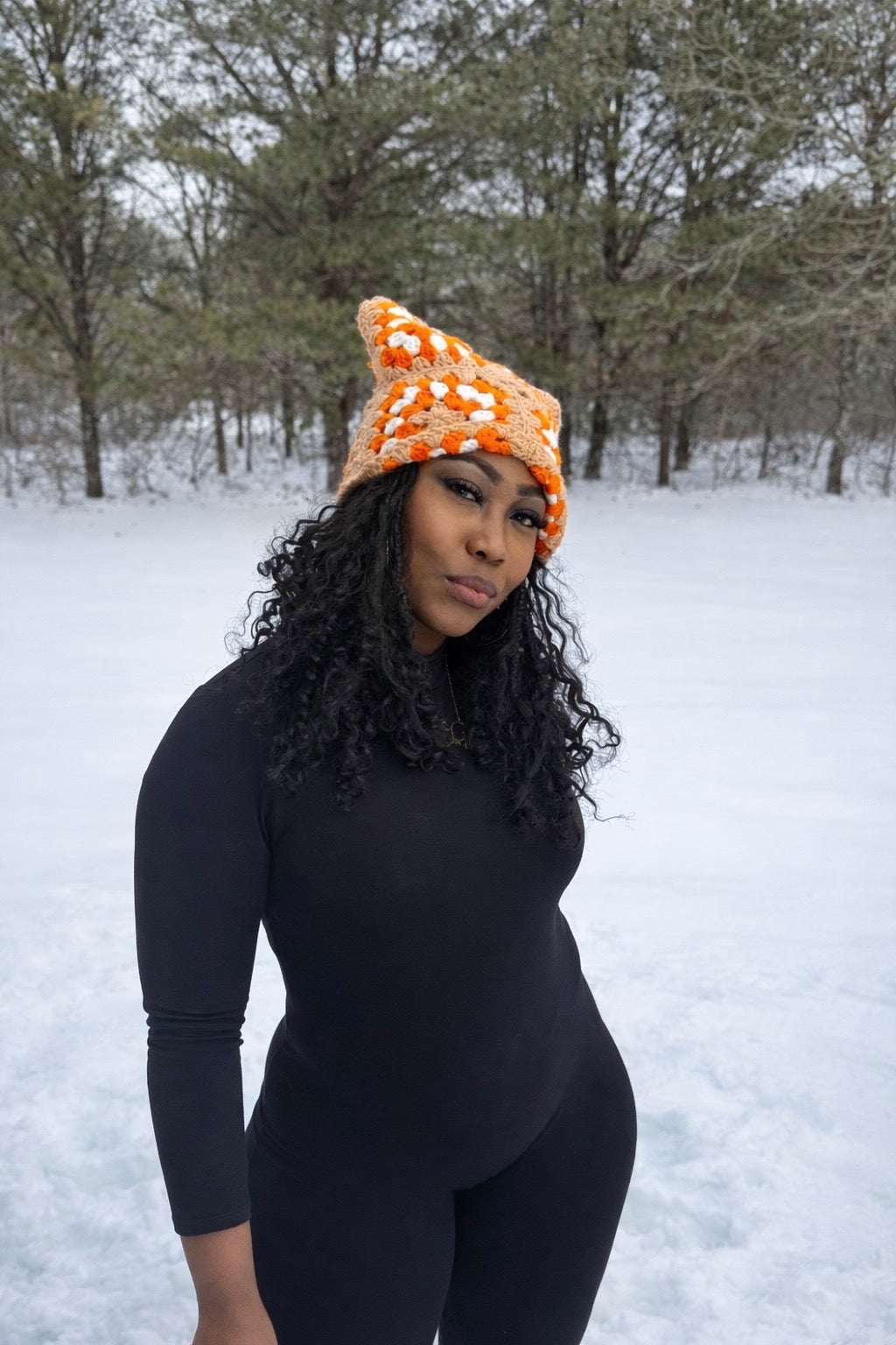 Multi color CB beanie