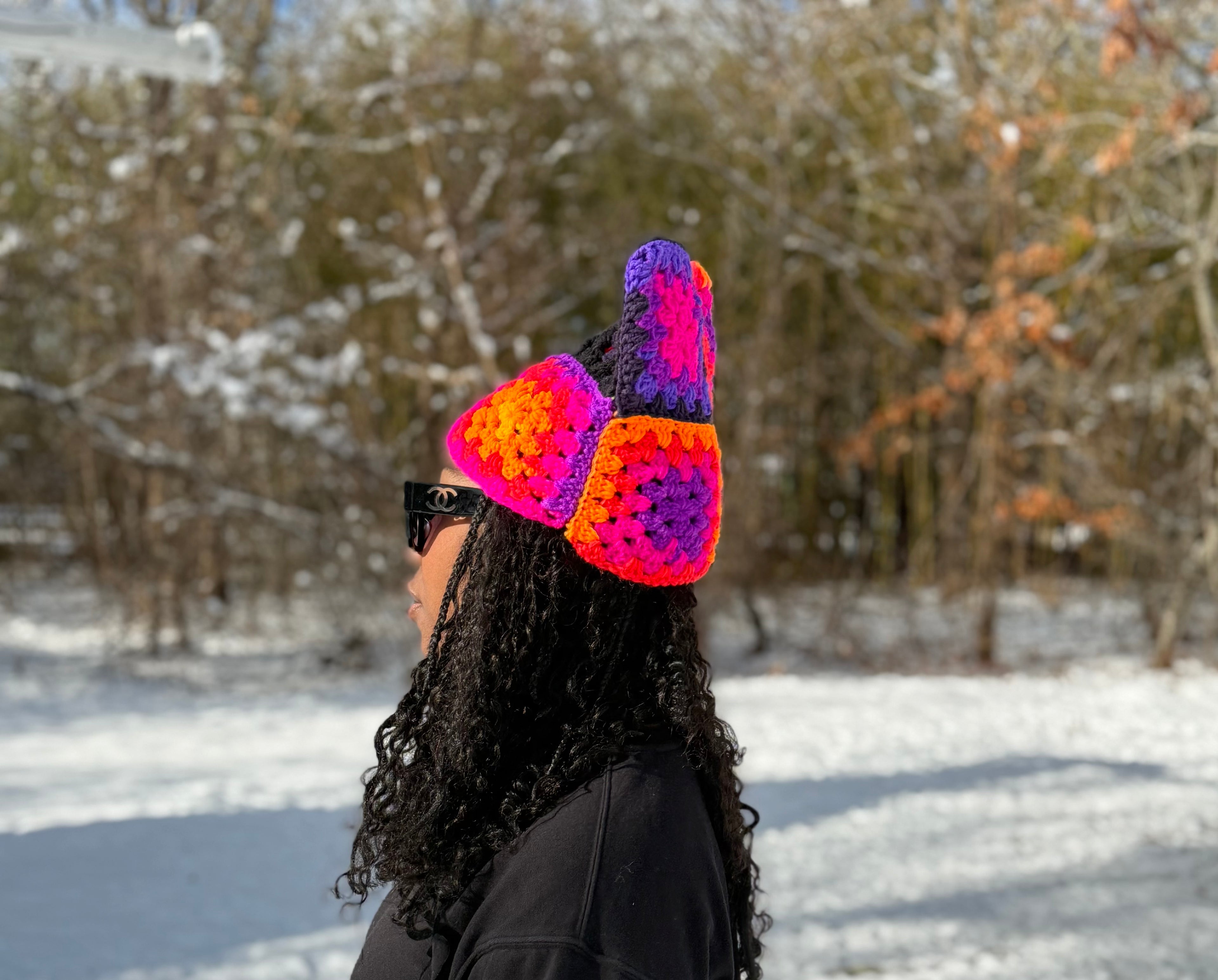 Neon color CB beanie